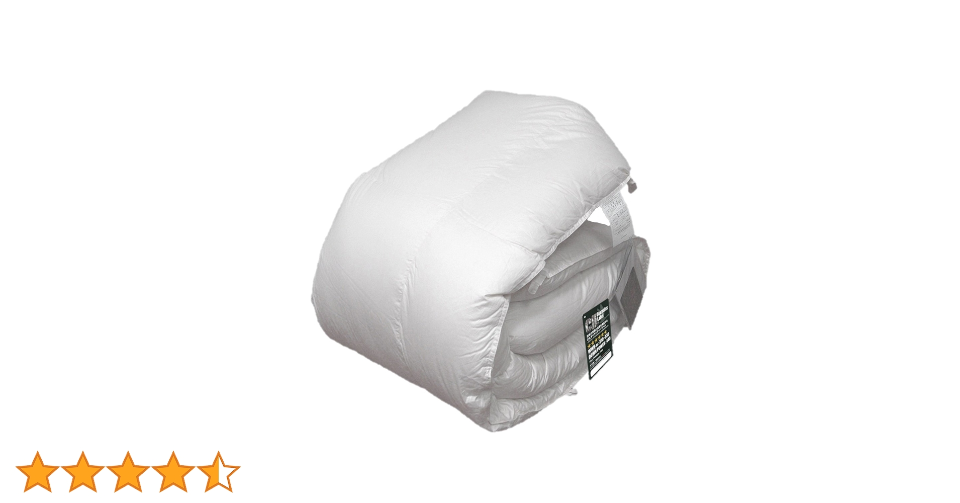 Amazon｜羽毛布団 シングル ハンガリー産 ホワイト マザーグースダウン